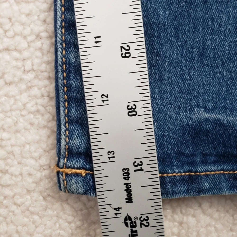 True Religion Rocco Moto Jeans Mens 36 Blue Relaxed Skinny Biker Streetwear